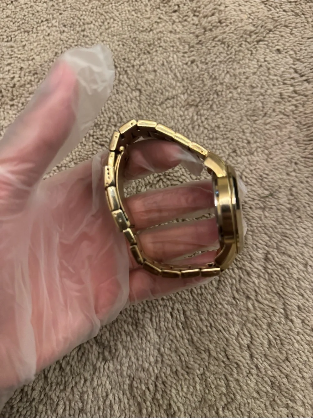 Fossil Men's Gold-Tone Chronograph Bracelet Watch